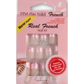 Styl Ish Nail Real French umělé nehty na francouzskou manikúru 24 kusů