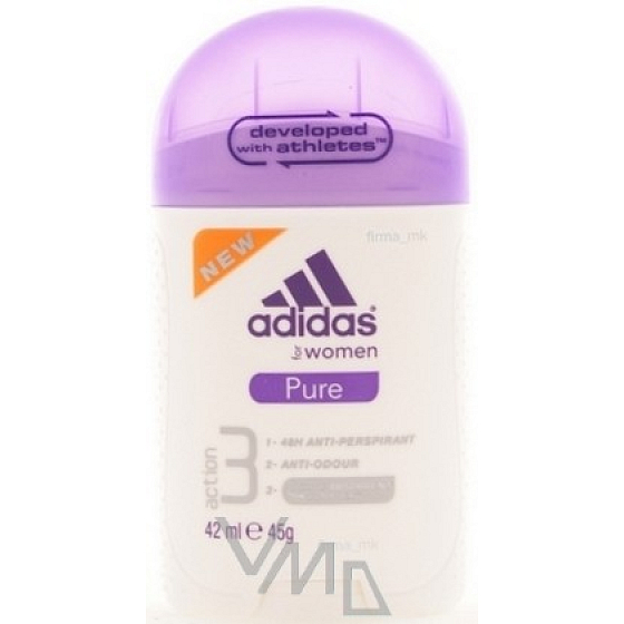 Adidas Action 3 Pure antiperspirant deodorant stick pro ženy 42 ml