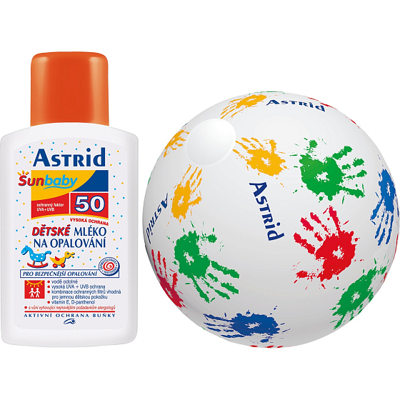 Astrid Sun Baby F50 mléko na opalování pro děti 200 ml
