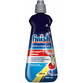 Finish Shine & Dry Lemon, nabłyszczacz do zmywarki, 400 ml