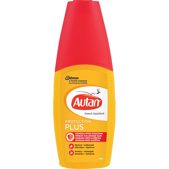 Autan Protection Plus ochrana proti komárům a klíšťatům 100 ml rozprašovač