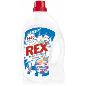 Rex Max Effect Lavender & Patchouli gel na praní 60 dávek 3,96 l Rex Max Effect Lavender & Patchouli gel na praní 60 dávek 3,96 l