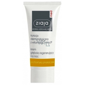 Ziaja Med Dermatitis Witamina C & Kwas Hialuronowy regenerujący krem na noc 50 ml