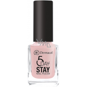 Dermacol 5 Day Stay Długotrwały lakier do paznokci 07 Tea Rose 11 ml