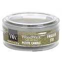 WoodWick Frasier Fir - Fraserova jedle vonná svíčka s dřevěným knotem petite 31 g