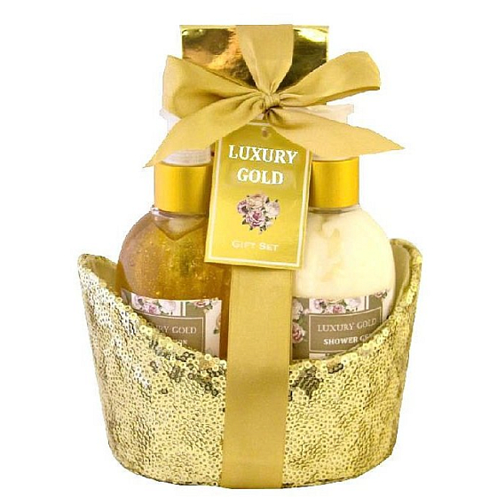 Salsa Collection Pivoňka a Jasmín sprchový gel 170 ml + tělové mléko 170 ml + sůl do koupele 100 g, 3 dílný dárkový set set