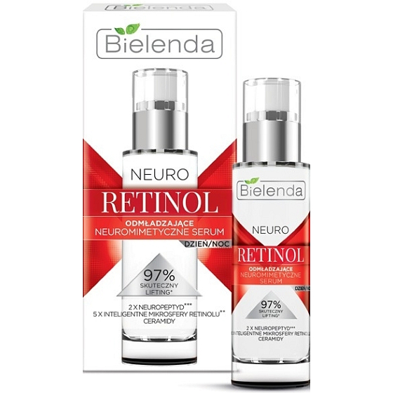 Bielenda Neuro Retinol hydratačně-omlazující pleťové sérum denní/noční 30 ml