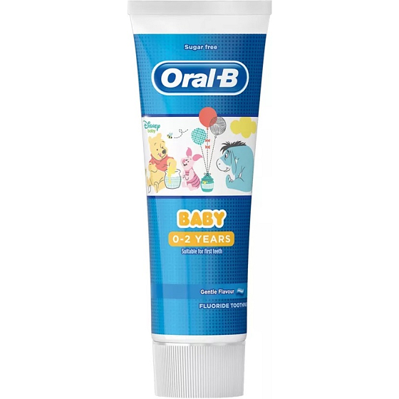 Oral-B Baby Miś Uszatek Pasta do zębów dla dzieci 0-2 lata 75 ml