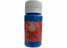 Art e Miss Farba do tkanin metaliczna 44 Niebieska 40 g