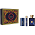 Versace Dylan Blue toaletní voda 100 ml + deodorant stick 75 ml + toaletní voda 10 ml, dárková sada pro muže