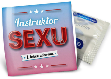 Nekupto Zabawny kondom Instruktor seksu 1 sztuka