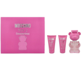 Moschino Toy 2 Bubble Gum woda toaletowa 50 ml + mleczko do ciała 50 ml + żel pod prysznic 50 ml, zestaw prezentowy dla kobiet