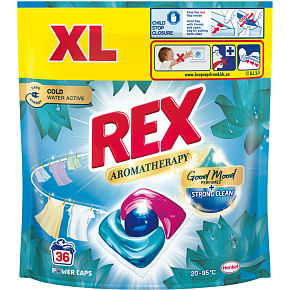 REX kapsuły do prania Aromatherapy Lotus Uniwersalny 36 prań, 432g