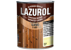 Lazurol Classic S1023 syntetická olejová lazura na dřevo 0010 Bílý 0,75 l