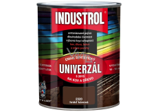 Industrol S2013 Univerzál lesk vrchní barva na kov a dřevo 2320 Hněď kávová 0,75 l