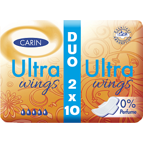 Carine Ultra Wings Duo podkładki higieniczne, 20 szt.