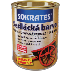 Sokrates farba wiejska na drewno, 0120 kamienna szarość, 700 g