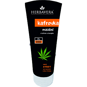 Herbavera Kafrovka mazanie z kafrem i konopiami, 200 ml