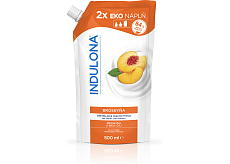 Indulona pielęgnujący płynny żel do mycia Brzoskwinia - uzupełnienie 500ml