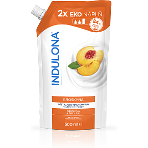 Indulona pielęgnacyjne mydło w płynie Brzoskwinia - uzupełnienie 500ml