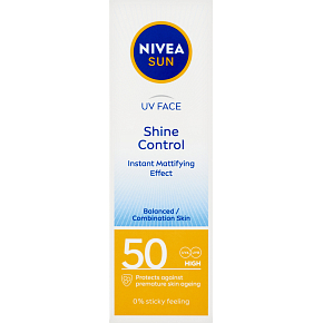 Nivea Sun Shine Control matujący krem do opalania, OF 50, 50 ml