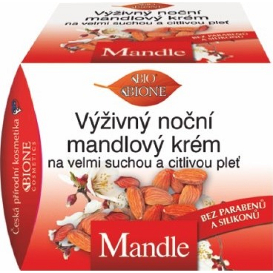 Bione Cosmetics Krem na noc z migdałów dla bardzo suchej i wrażliwej skóry 51 ml