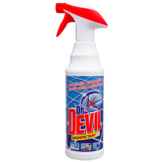 Dr. Devil Desinfectant dezinfekční přípravek proti plísni 500 ml rozprašovač