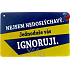 Nekupto Humorná cedulka Nejsem nedoslýchavý 15x10 cm 1 kus