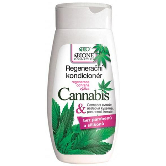 Bione Cosmetics Cannabis regenerujący odżywka do wszystkich typów włosów 260 ml