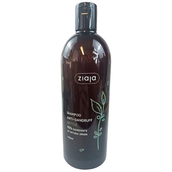 Ziaja Nettle z ekstraktem pokrzywy przeciw łupieżowi szampon do włosów 500 ml