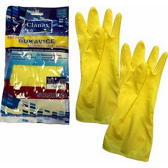 Clanax Standard Rękawice lateksowe XL-10 extra duże 1 para