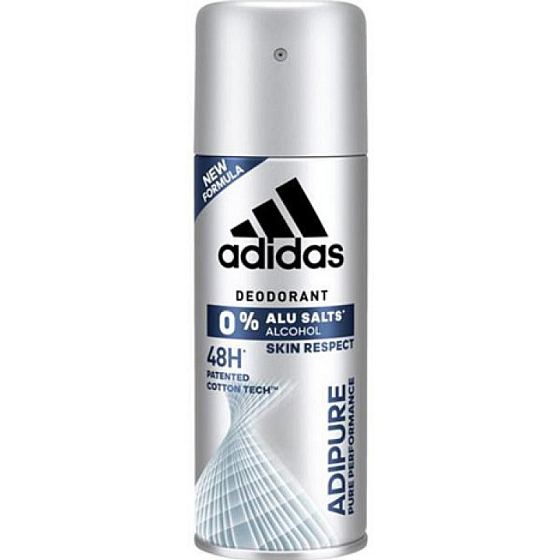 Adidas Adipure 48h antiperspirant deodorant sprej bez hliníkových solí pro muže 150 ml