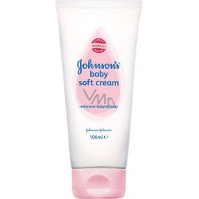 Johnsons Baby Soft Cream jemný zvláčňující krém pro děti 100 ml
