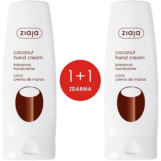 Ziaja Kokos krém na ruce 2 x 80 ml, duopack