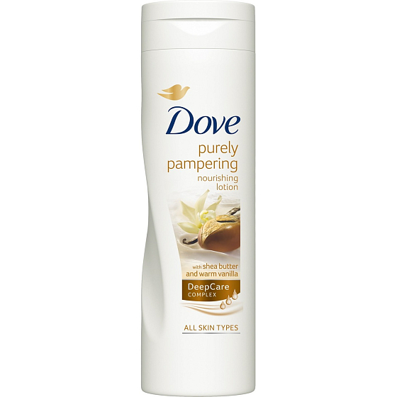 Dove Purely Pampering Bambucké máslo a vanilka tělové mléko pro všechny typy pleti 250 ml