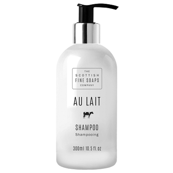Scottish Fine Soaps Au Lait šampon na vlasy dávkovač 300 ml