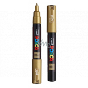 Posca Uniwersalny akrylowy marker 0,7 - 1 mm Złoty PC-1M