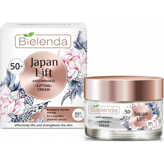 Bielenda Japan Lift 50+ liftingový pleťový krém proti vráskám SPF 6 50 ml
