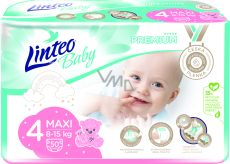 Linteo Baby Premium Maxi pieluchy dziecięce 8 do 15 kg, 50 sztuk