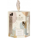Grace Cole Vanilka sprchový gel 100 ml + tělové mléko 100 ml + koupelová houba, kosmetická sada pro ženy