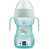 Mam Fun to Drink Cup hrnek pro přechod ke klasickému hrnku 8+ měsíců Modrý 270 ml