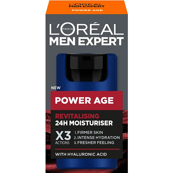 Loreal Paris Men Expert Power Age rewitalizujący 24h krem nawilżający dla mężczyzn 50 ml