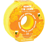 Bomb Cosmetics Honey I´m Comb Donut naturalny żel pod prysznic gąbka kąpielowa o wadze 165 g