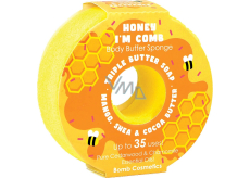 Bomb Cosmetics Honey I´m Comb Donut naturalny żel pod prysznic gąbka kąpielowa o wadze 165 g