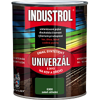 Industrol S2013 uniwersalny błyszczący farba na metal i drewno, 5300 zieleń średnia, 600 ml