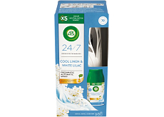 Air Wick Freshmatic Cool Linen & White Lilac - Odświeżacz powietrza o zapachu świeżego prania automatyczny 250 ml