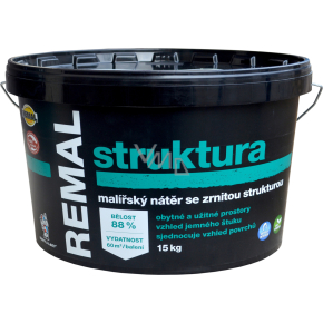 REMAL Struktura farba malarska o chropowatej strukturze, 15 kg