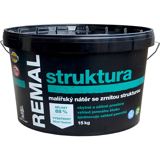 REMAL Struktura farba malarska o chropowatej strukturze, 15 kg