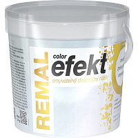 REMAL Color Efekt farba dekoracyjna zmywalna, 0910 srebrna perła, 400 g