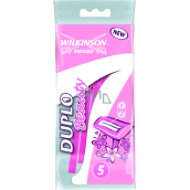 Wilkinson Sword Duplo Beauty jednorazowe maszynki do golenia, 2 ostrza, 5 sztuk